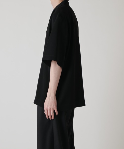 CULLNI(クルニ)の「【CULLNI exclusive for Lui's】タイロッケン半袖シャツジャケット(シャツ/ブラウス・メンズ・モカ/ブラック/ネイビー・2/1)」の21枚目の写真