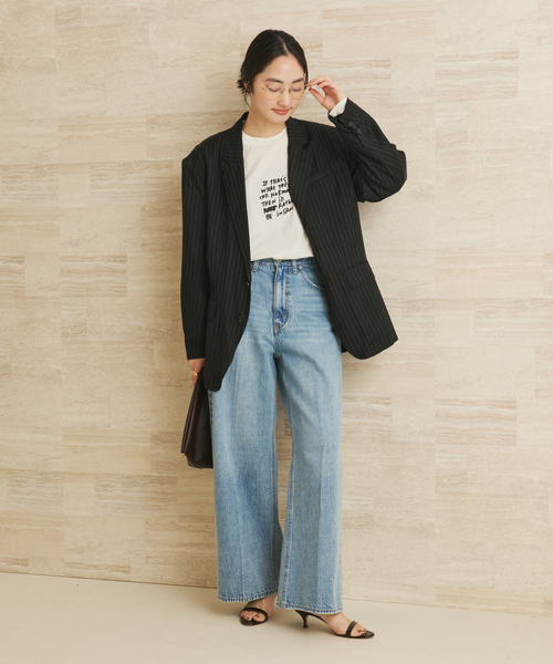 plage(プラージュ)の「JANE SMITH / ジェーンスミス JAI TANJU BE INSANE LS Tシャツ(Tシャツ/カットソー・レディース・ホワイト・FREE)」の2枚目の写真