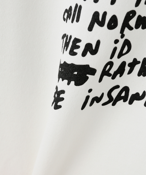 plage(プラージュ)の「JANE SMITH / ジェーンスミス JAI TANJU BE INSANE LS Tシャツ(Tシャツ/カットソー・レディース・ホワイト・FREE)」の13枚目の写真