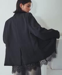 SMILE ORCHID（スマイルオーキッド）の「レースドッキングテーラードジャケット（テーラードジャケット）」