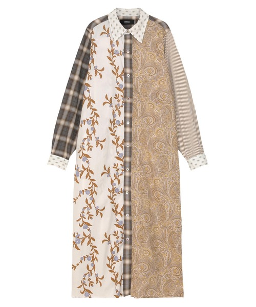 ZUCCa（ズッカ）の「DOCKING PIECE DYE / S（ワンピース・レディース・ダークグレー/ブルー/ベージュ・M size）」の2枚目の写真