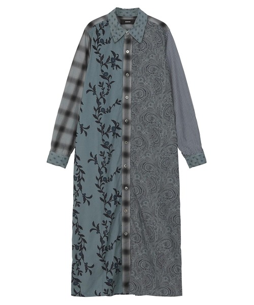 ZUCCa（ズッカ）の「DOCKING PIECE DYE / S（ワンピース・レディース・ダークグレー/ブルー/ベージュ・M size）」の3枚目の写真