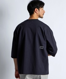 LANVIN en Bleu | 8オンス 7分袖 ヘンリーネックTシャツ(Tシャツ/カットソー)