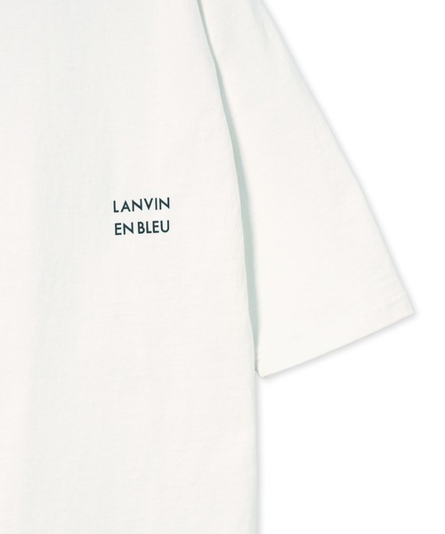 LANVIN en Bleu(ランバンオンブルー)の「8オンス 7分袖 ヘンリーネックTシャツ(Tシャツ/カットソー・メンズ・ブラック/ネイビー/ブルーグレー/オフホワイト・52/50/48/46)」の20枚目の写真