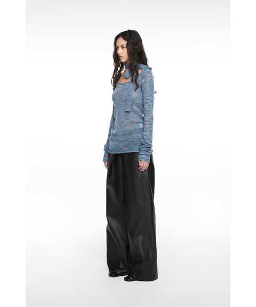 NACHE（ナチェ）の「FOLDED WIDE PANTS (UNISEX) LIGHT BEIGE（その他パンツ・レディース・その他・2/1）」の5枚目の写真