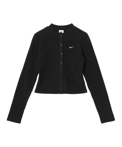 NIKE（ナイキ）の「NIKE WMNS NSW CHLL KNIT WIDE R IF0235-010（カーディガン/ボレロ・メンズ・ブラック・MEDIUM/LARGE）」の2枚目の写真