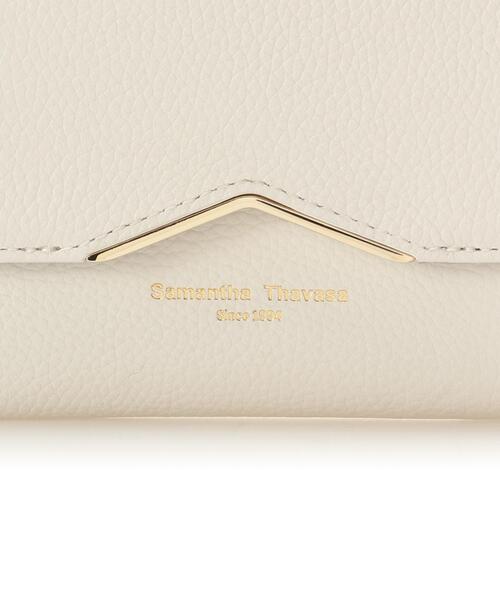 Samantha Thavasa（サマンサタバサ）の「サマンサギャレット 折財布[Revival Collection]（財布・レディース・オフホワイト/グレイッシュベージュ/ブラック・FREE）」の16枚目の写真