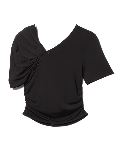 BAUM UND PFERDGARTEN（バウムウンドヘルガーデン）の「BAUM UND PFERDGARTEN  / Jansje トップス（Tシャツ/カットソー・レディース・ブラック・X-SMALL）」の2枚目の写真