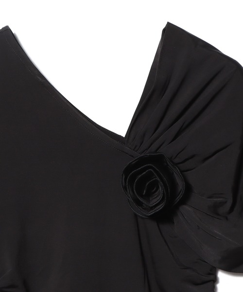 BAUM UND PFERDGARTEN（バウムウンドヘルガーデン）の「BAUM UND PFERDGARTEN  / Jansje トップス（Tシャツ/カットソー・レディース・ブラック・X-SMALL）」の3枚目の写真