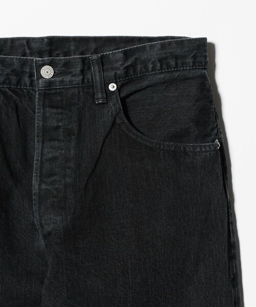 SCYE BASICS（サイベーシックス）の「＜SCYE BASICS＞ブラック バギー デニム パンツ（デニムパンツ・メンズ・ブラック・29inch/31inch/30inch）」の11枚目の写真