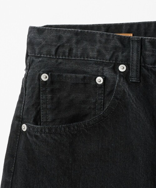 SCYE BASICS（サイベーシックス）の「＜SCYE BASICS＞ブラック バギー デニム パンツ（デニムパンツ・メンズ・ブラック・29inch/31inch/30inch）」の9枚目の写真