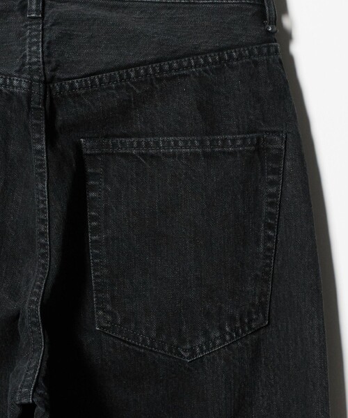 SCYE BASICS（サイベーシックス）の「＜SCYE BASICS＞ブラック バギー デニム パンツ（デニムパンツ・メンズ・ブラック・29inch/31inch/30inch）」の8枚目の写真