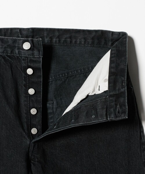 SCYE BASICS（サイベーシックス）の「＜SCYE BASICS＞ブラック バギー デニム パンツ（デニムパンツ・メンズ・ブラック・29inch/31inch/30inch）」の7枚目の写真