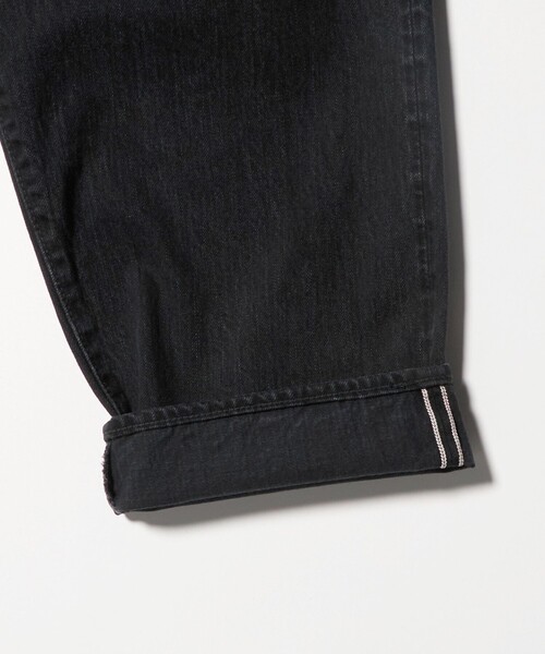 SCYE BASICS（サイベーシックス）の「＜SCYE BASICS＞ブラック バギー デニム パンツ（デニムパンツ・メンズ・ブラック・29inch/31inch/30inch）」の5枚目の写真