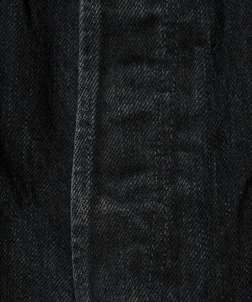 SCYE BASICS（サイベーシックス）の「＜SCYE BASICS＞ブラック バギー デニム パンツ（デニムパンツ・メンズ・ブラック・29inch/31inch/30inch）」の4枚目の写真