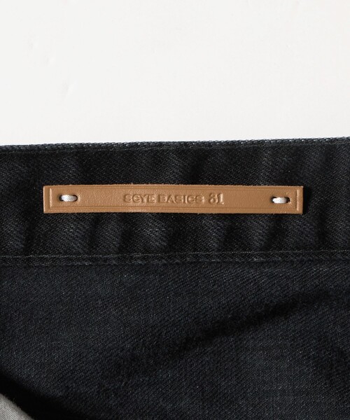 SCYE BASICS（サイベーシックス）の「＜SCYE BASICS＞ブラック バギー デニム パンツ（デニムパンツ・メンズ・ブラック・29inch/31inch/30inch）」の3枚目の写真