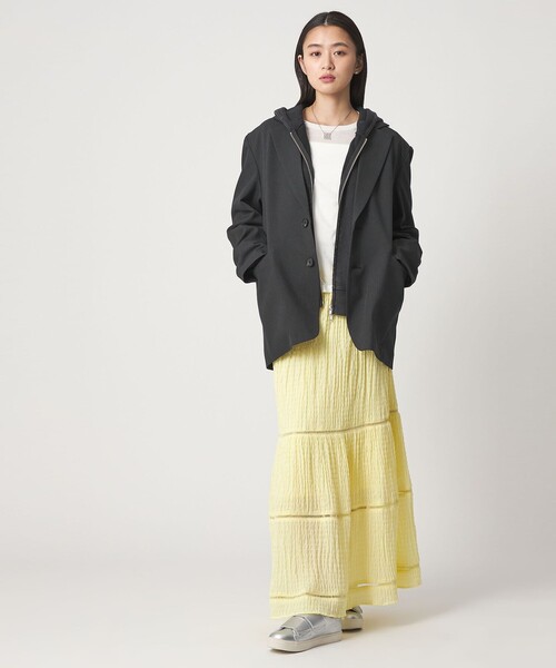 CITEN（シテン）の「＜CITEN＞テーラードジャケット（テーラードジャケット・レディース・その他1/ベージュ/ブラック・M/S）」の7枚目の写真