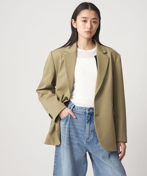 CITEN（シテン）の「＜CITEN＞テーラードジャケット（テーラードジャケット・レディース・その他1/ベージュ/ブラック・M/S）」の9枚目の写真