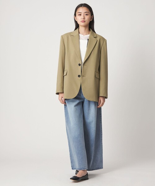 CITEN（シテン）の「＜CITEN＞テーラードジャケット（テーラードジャケット・レディース・その他1/ベージュ/ブラック・M/S）」の10枚目の写真