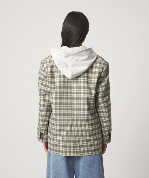 CITEN（シテン）の「＜CITEN＞テーラードジャケット（テーラードジャケット・レディース・その他1/ベージュ/ブラック・M/S）」の13枚目の写真