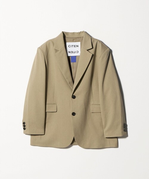 CITEN（シテン）の「＜CITEN＞テーラードジャケット（テーラードジャケット・レディース・その他1/ベージュ/ブラック・M/S）」の14枚目の写真