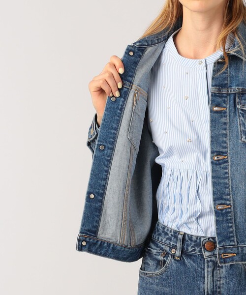 RED CARD TOKYO(レッドカード)の「【別注】RED CARD TOKYO NORMA EASE デニムジャケット(デニムジャケット・レディース・ブルー・1)」の13枚目の写真