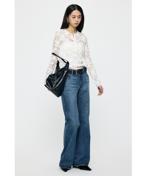 セール】【26年SS新作】LACE HENRY NECK トップス（Tシャツ/カットソー