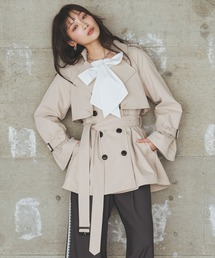 AND COUTURE（アンドクチュール）の「ミドル丈トレンチコート（トレンチコート）」