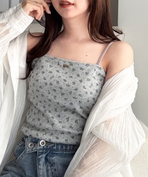 solleim | カップ付きダブルストラップキャミ(キャミソール)