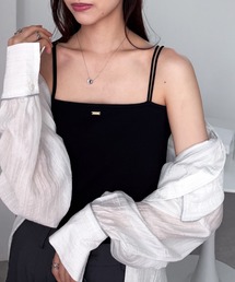 solleim（ソルレム）の「カップ付きダブルストラップキャミ（キャミソール）」