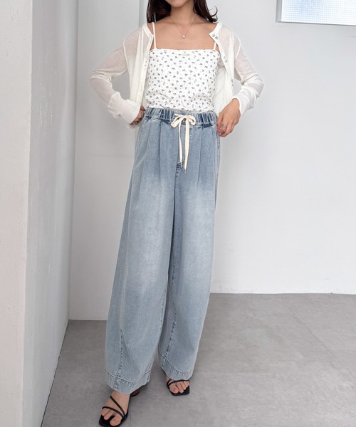 solleim（ソルレム）の「カップ付きダブルストラップキャミ（キャミソール・レディース・ブラック/グレー系その他/グレイッシュベージュ/ホワイト/ホワイト系その他・LL/S/M/L）」の21枚目の写真