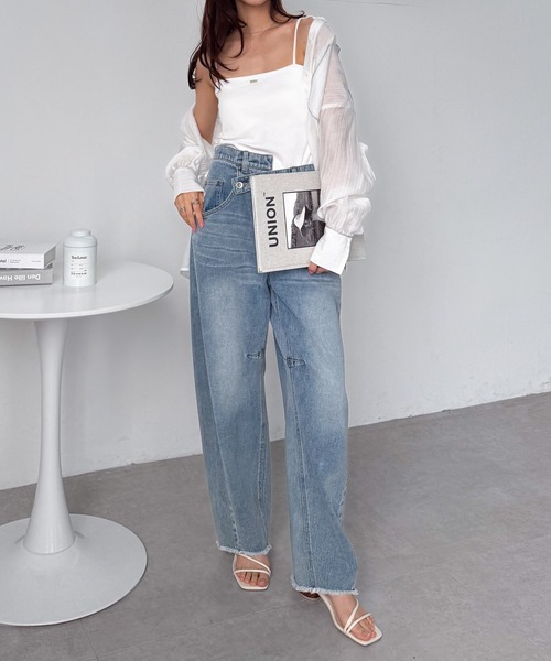 solleim（ソルレム）の「カップ付きダブルストラップキャミ（キャミソール・レディース・ブラック/グレー系その他/グレイッシュベージュ/ホワイト/ホワイト系その他・LL/S/M/L）」の10枚目の写真