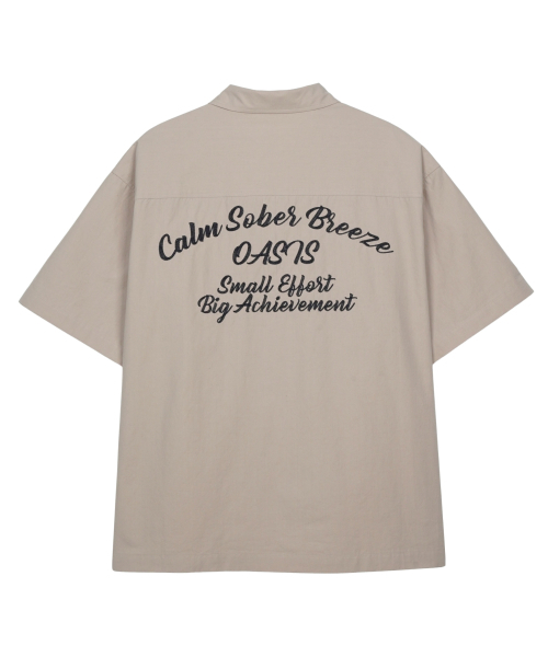 IDWS(アイドンワナセル)の「Ellim Half-Shirt Beige(シャツ/ブラウス・レディース・その他・0/1/2)」の3枚目の写真