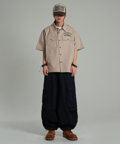 IDWS(アイドンワナセル)の「Ellim Half-Shirt Beige(シャツ/ブラウス・レディース・その他・0/1/2)」の8枚目の写真