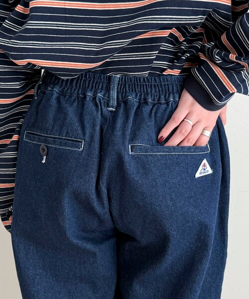 fredy emue（フレディエミュ）の「【GEVACO/ゲバコ】デニムイージーパンツ（デニムパンツ・レディース・ネイビー/チャコールグレー・38）」の14枚目の写真