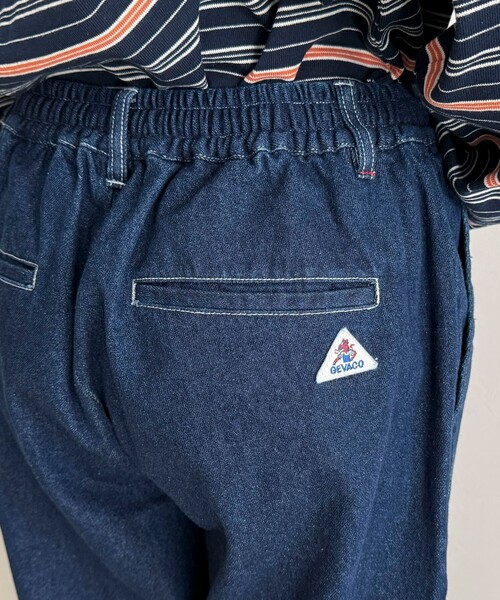 fredy emue（フレディエミュ）の「【GEVACO/ゲバコ】デニムイージーパンツ（デニムパンツ・レディース・ネイビー/チャコールグレー・38）」の15枚目の写真