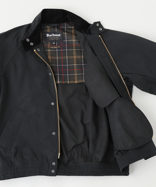 Barbour(バブアー)の「Barbour / バブアー peached blouson transport(ナイロンジャケット・メンズ・ブラック/カーキ・38/40)」の6枚目の写真