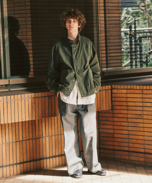 Barbour(バブアー)の「Barbour / バブアー peached blouson transport(ナイロンジャケット・メンズ・ブラック/カーキ・38/40)」の12枚目の写真
