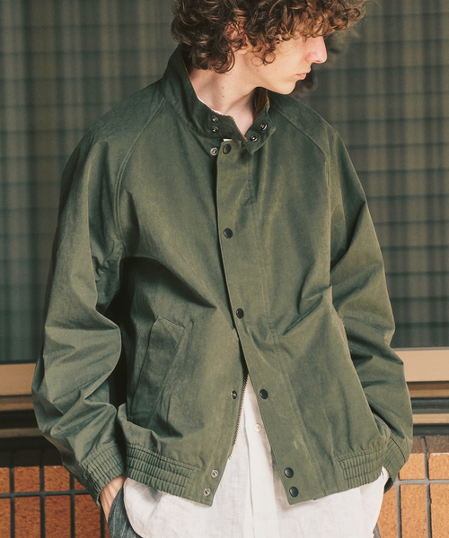 Barbour(バブアー)の「Barbour / バブアー peached blouson transport(ナイロンジャケット・メンズ・ブラック/カーキ・38/40)」の14枚目の写真