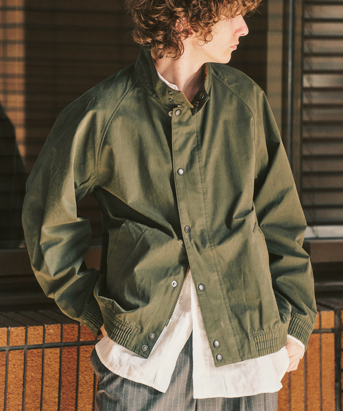 Barbour(バブアー)の「Barbour / バブアー peached blouson transport(ナイロンジャケット・メンズ・ブラック/カーキ・38/40)」の15枚目の写真