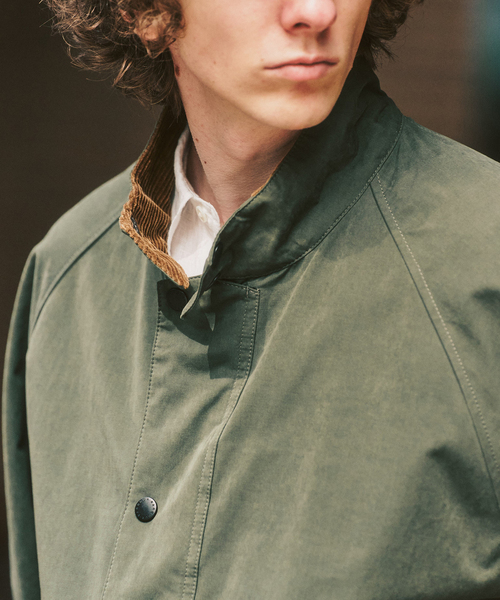 Barbour(バブアー)の「Barbour / バブアー peached blouson transport(ナイロンジャケット・メンズ・ブラック/カーキ・38/40)」の17枚目の写真