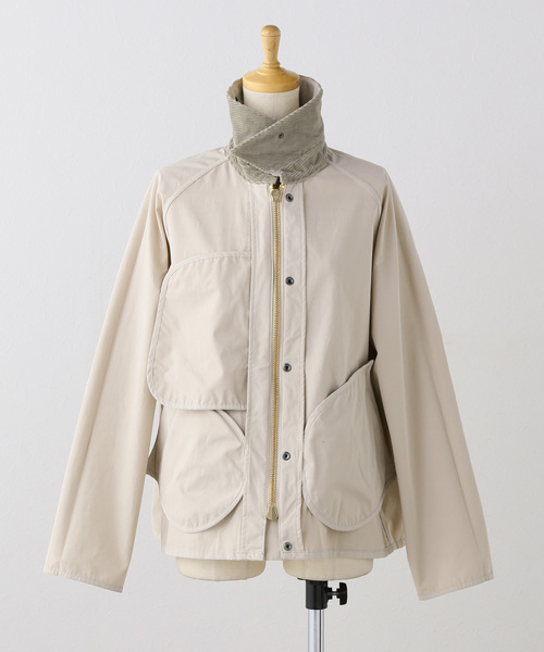 Spick & Span(スピックアンドスパン)の「Barbour/バブアー OS TRANSPORTER CASUAL JK(その他アウター・レディース・アイボリー/ネイビー・36)」の10枚目の写真
