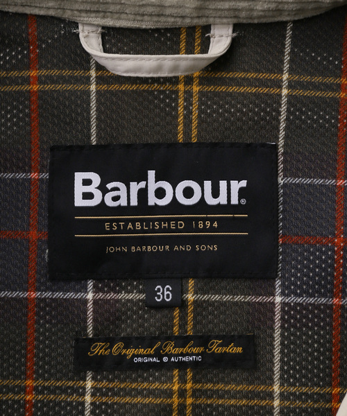 Spick & Span(スピックアンドスパン)の「Barbour/バブアー OS TRANSPORTER CASUAL JK(その他アウター・レディース・アイボリー/ネイビー・36)」の12枚目の写真