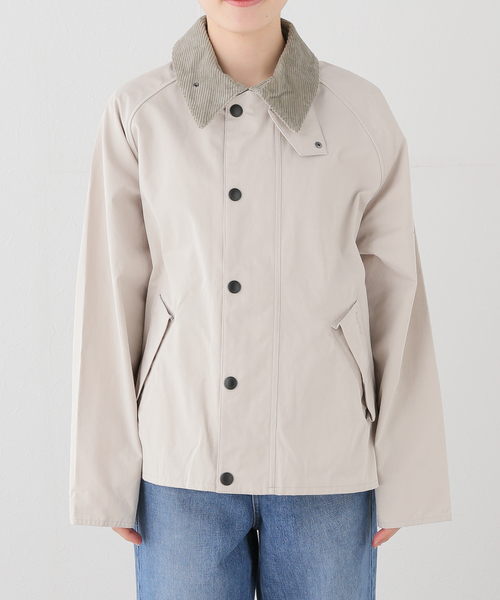 Spick & Span(スピックアンドスパン)の「Barbour/バブアー OS TRANSPORTER CASUAL JK(その他アウター・レディース・アイボリー/ネイビー・36)」の16枚目の写真