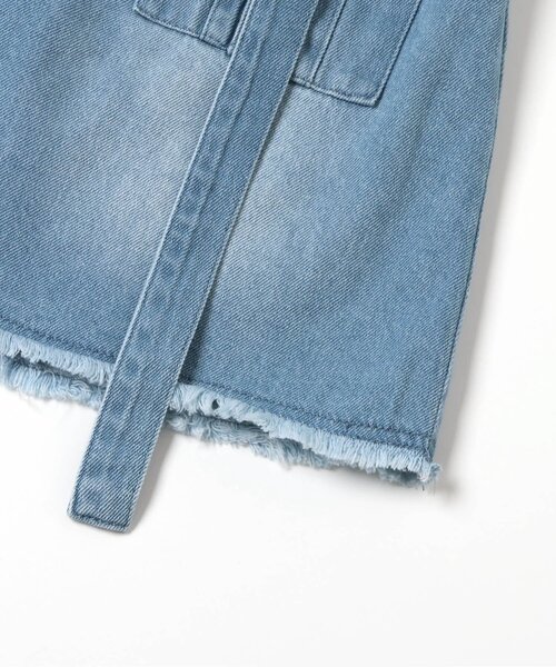 algy(アルジー)の「カーゴ台形スカパン(デニムスカート・キッズ・ブラック/サックスブルー・140/130/160/150)」の16枚目の写真