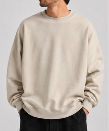 marka（マーカ）の「【MARKAWARE/マーカウェア】HUGE SHORT SWEAT／スラックスに合う,360度美シルエットショートスウェット【定番】（スウェット）」