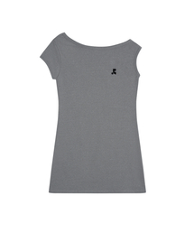 ONE SHOULDER DRESS - GREY