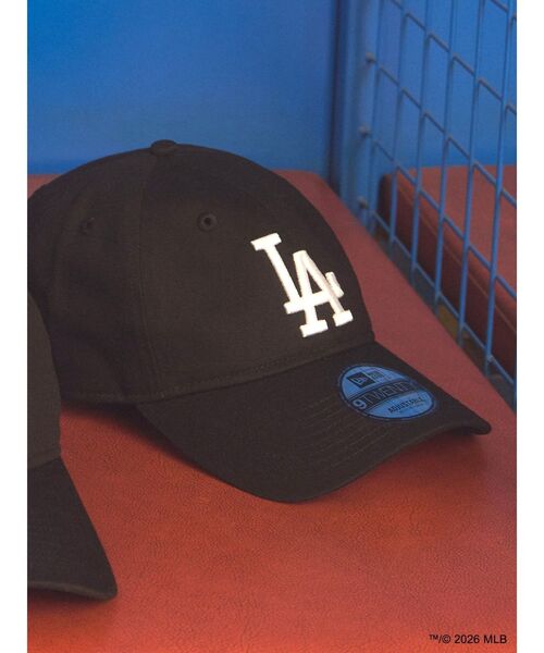 LAGUNAMOON（ラグナムーン）の「【MLB×NewEra×LAGUNAMOON】CAP（キャップ・レディース・ブラック・FREE）」の4枚目の写真