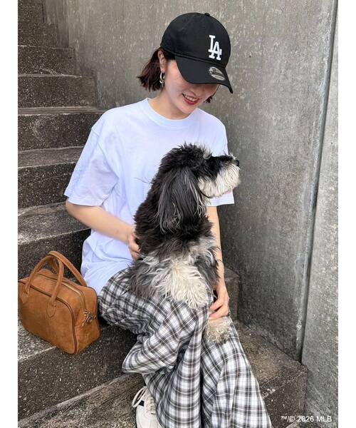 LAGUNAMOON（ラグナムーン）の「【MLB×NewEra×LAGUNAMOON】CAP（キャップ・レディース・ブラック・FREE）」の7枚目の写真