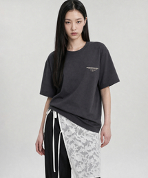 [ユニセックス]アベルアーカイブシグネチャーティーシャツ_チャコール / AVEL ARCHIVE SIGNATURE T-SHIRT_CHARCOAL